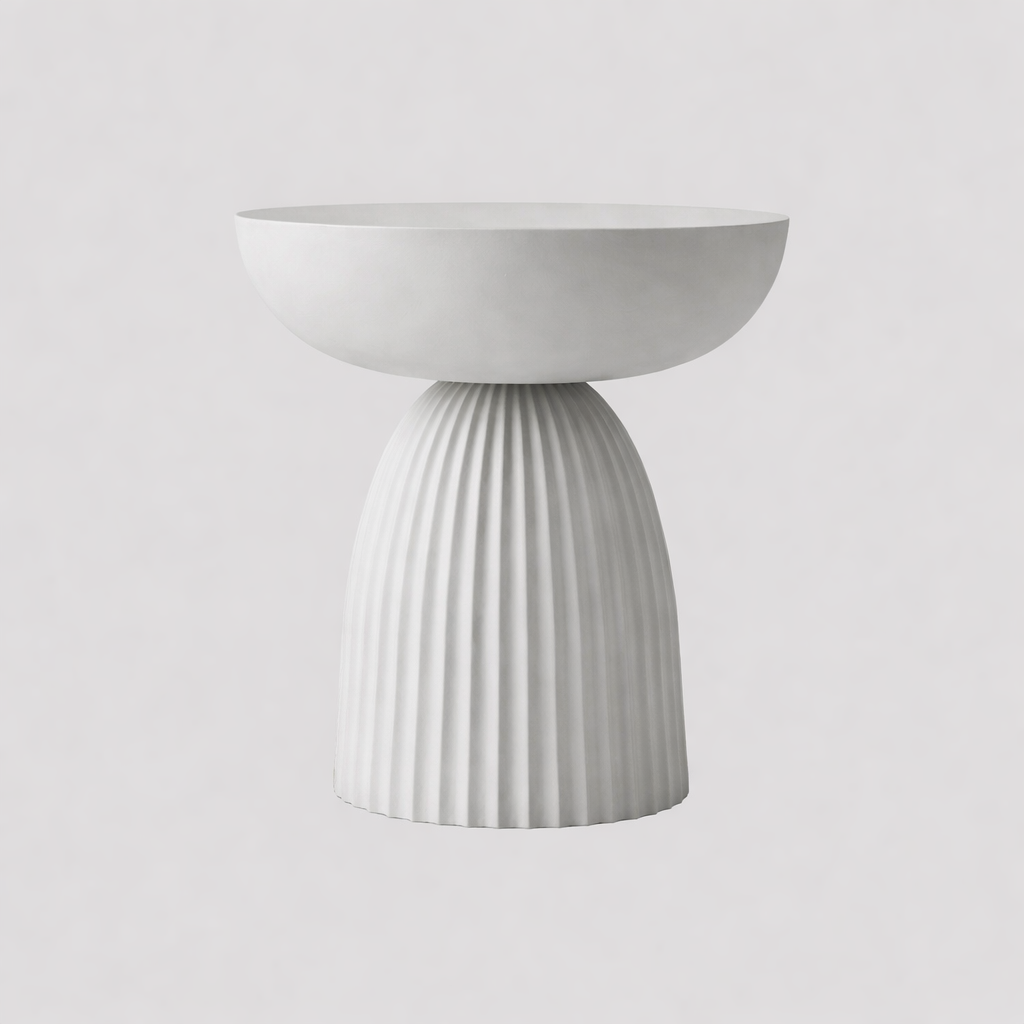 Moderne Keramik-Beistelltisch Schal